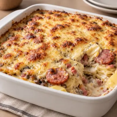 Recette gratin de pommes de terre crémeux