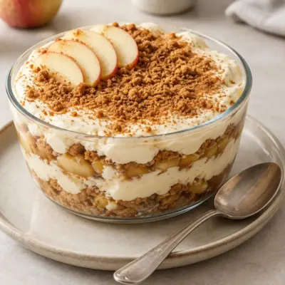 Recette tiramisu pommes spéculoos facile