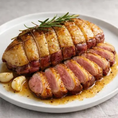 Recette rôti de magrets de canard au miel, moutarde