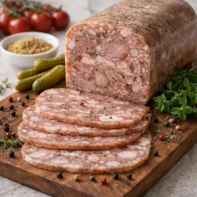 Fromage de tête au porc fermier : terrine maison