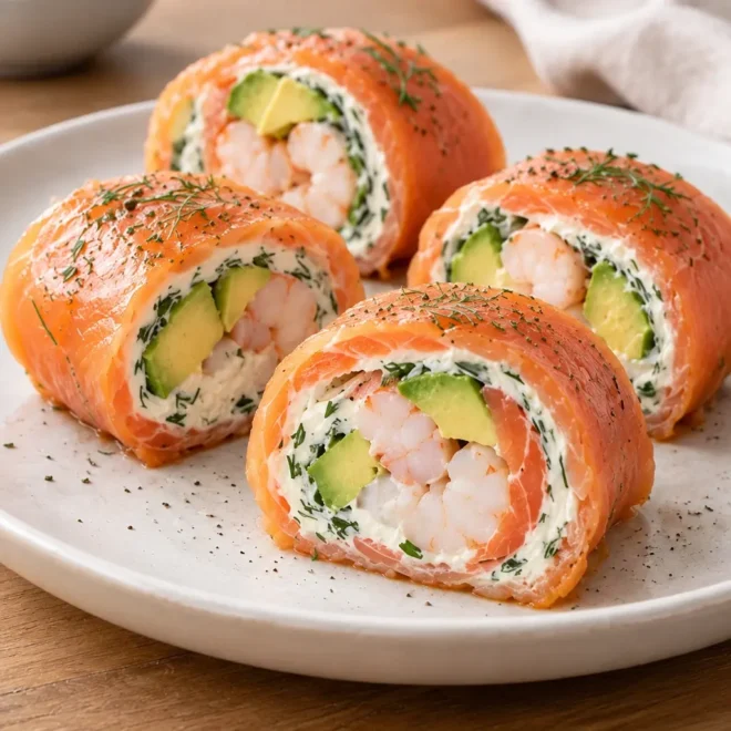 Roulé de saumon fumé facile et fondant