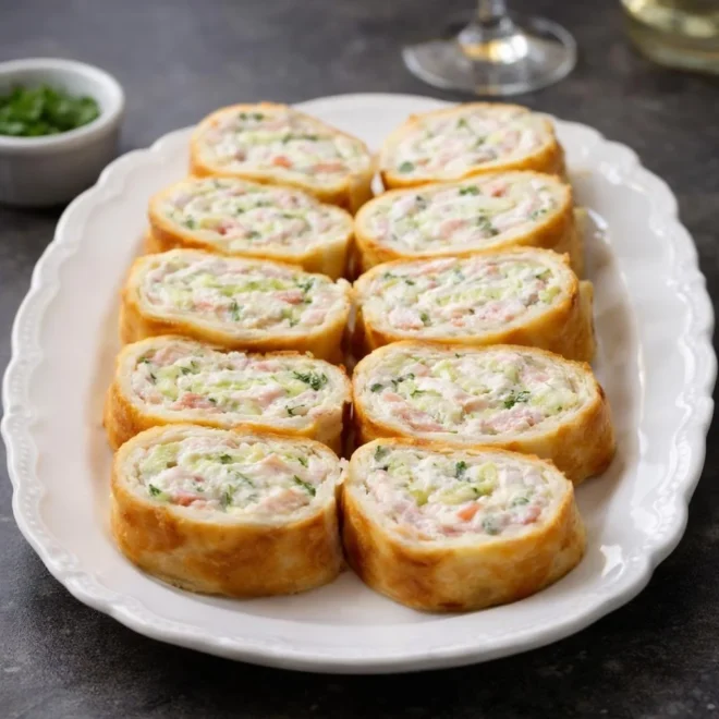 Roulés briochés au saumon fumé : moelleux et faciles