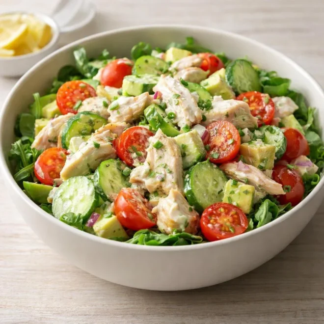 Salade poulet avocat : fraîche, gourmande et minceur