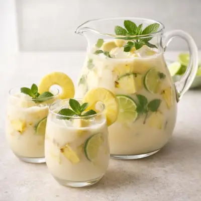 Sangria Piña Colada : Ananas, Coco, Rhum & Vin