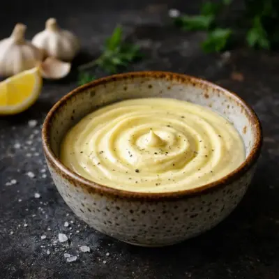 Sauce aïoli marseillaise maison : crémeuse et facile
