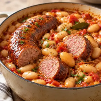 Saucisses aux haricots blancs : recette facile