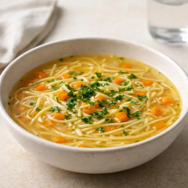 Recette soupe de vermicelles grand-mère