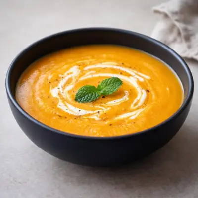 Recette soupe légère d’automne à la courge butternut