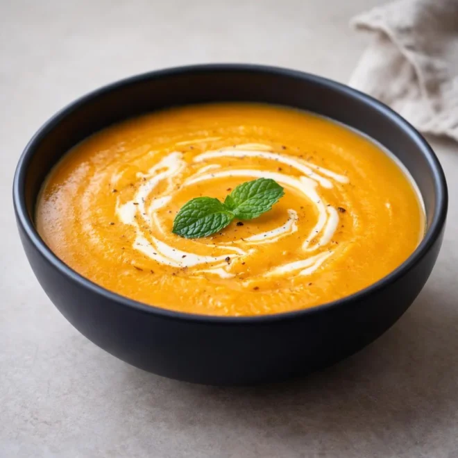 Recette soupe légère d’automne à la courge butternut