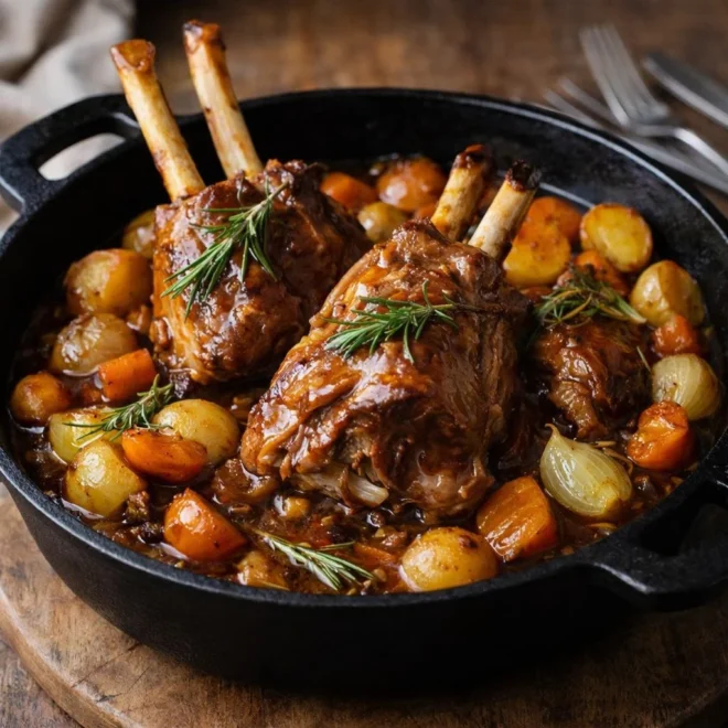 Temps de cuisson souris d’agneau au four (chaleur douce)