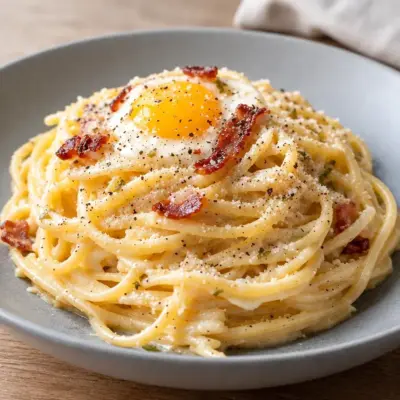 Spaghetti carbonara : recette crémeuse facile