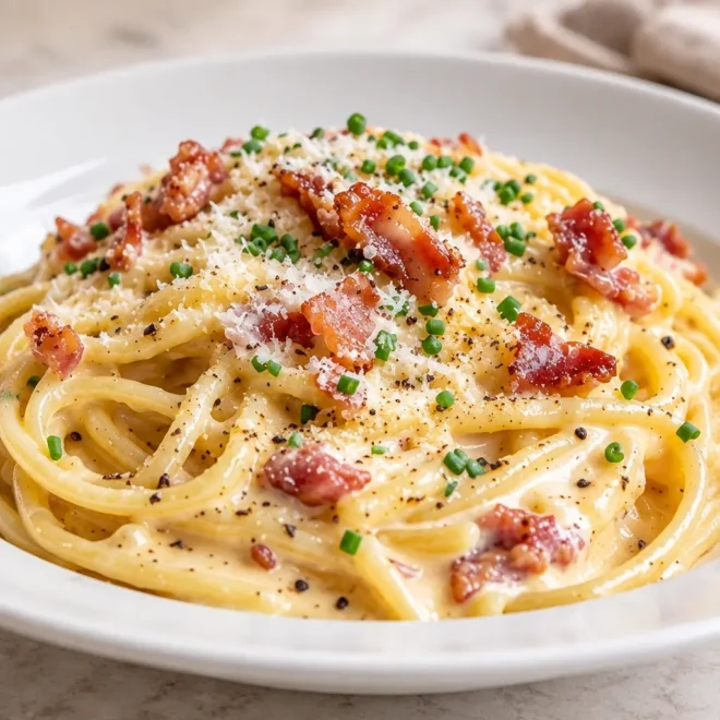 Spaghetti carbonara : recette facile et crémeuse