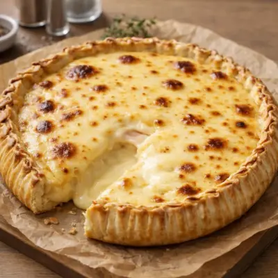 Tarte au camembert fondant : la recette facile au four