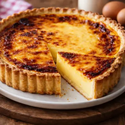Recette tarte au flan de ma grand-mère crémeux