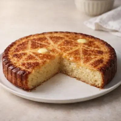 Tarte au sucre ultra moelleuse : crème & cassonade