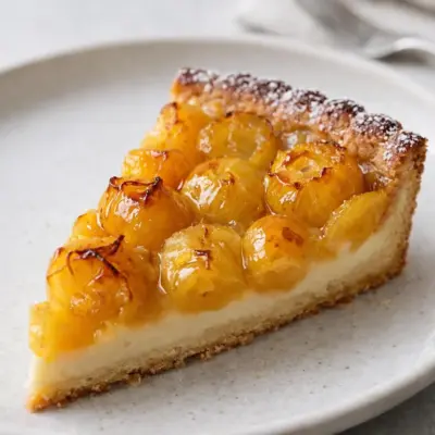 Tarte aux mirabelles façon Lorraine : sablée croustillante