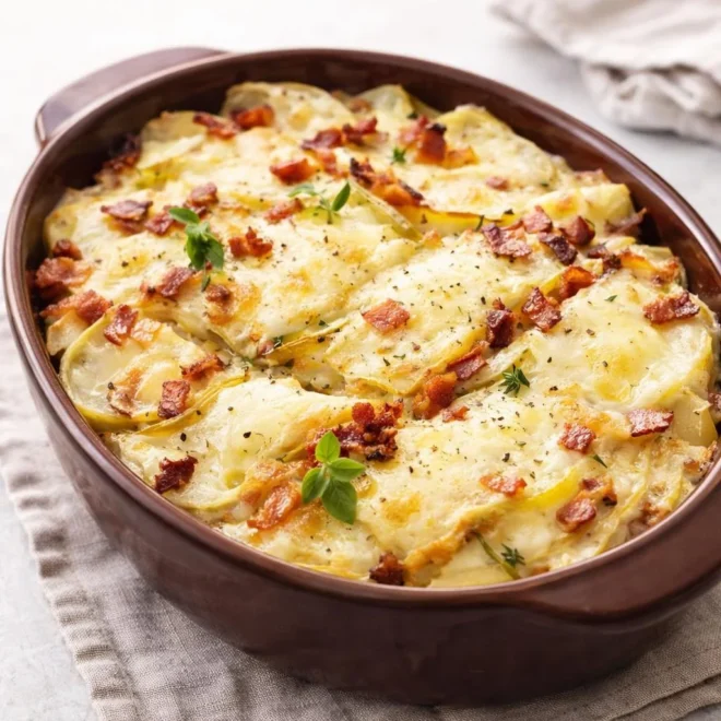 Tartiflette aux endives : facile, légère et fondante