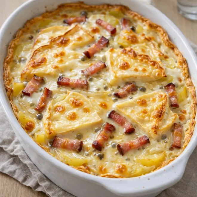 Recette tartiflette reblochon coulant : fondante et dorée