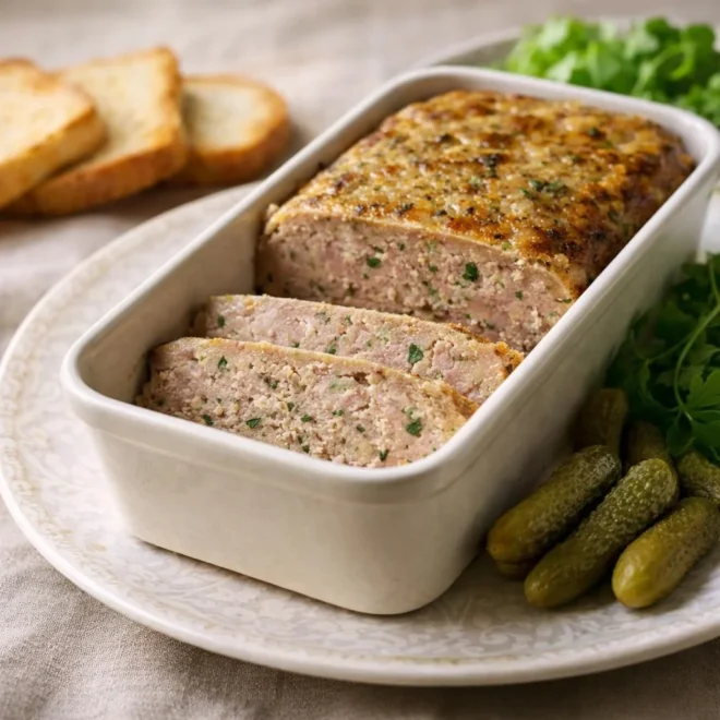Terrine de foie de volaille aux échalotes (cognac/porto)