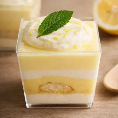 Recette tiramisu au citron en verrines, facile et frais