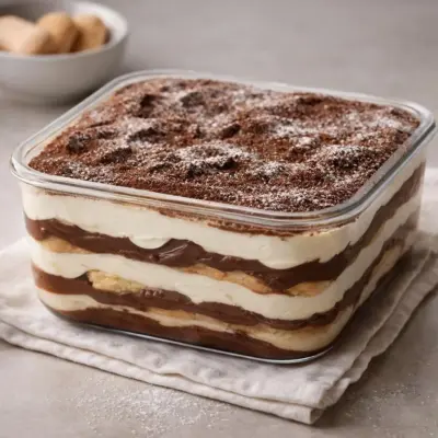 Tiramisu Nutella sans œufs : recette facile et gourmande