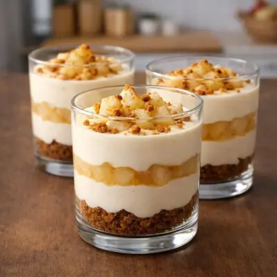 Tiramisu poire spéculoos en verrines : facile & gourmand