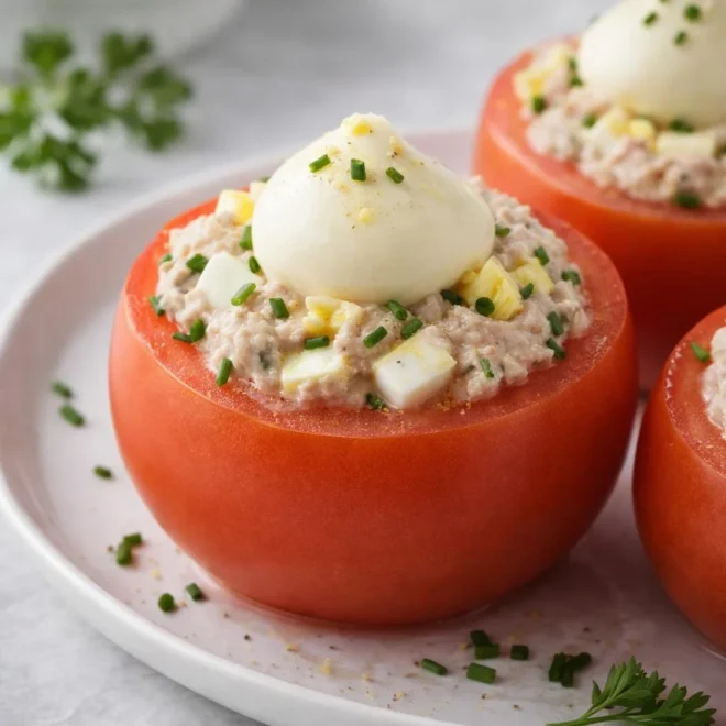 Recette tomates farcies au thon et mozzarella
