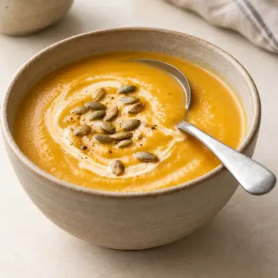 Velouté de courge facile à la butternut