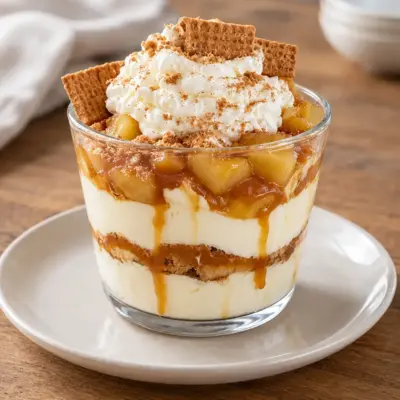 Verrine pommes caramélisées : recette facile