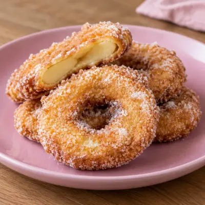 Anneaux de pomme frits faciles et croustillants