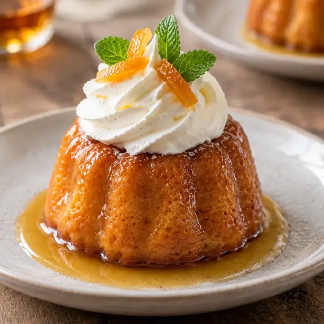 Baba au rhum individuel facile et moelleux