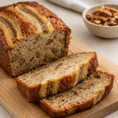 Banana bread recette moelleuse aux noix