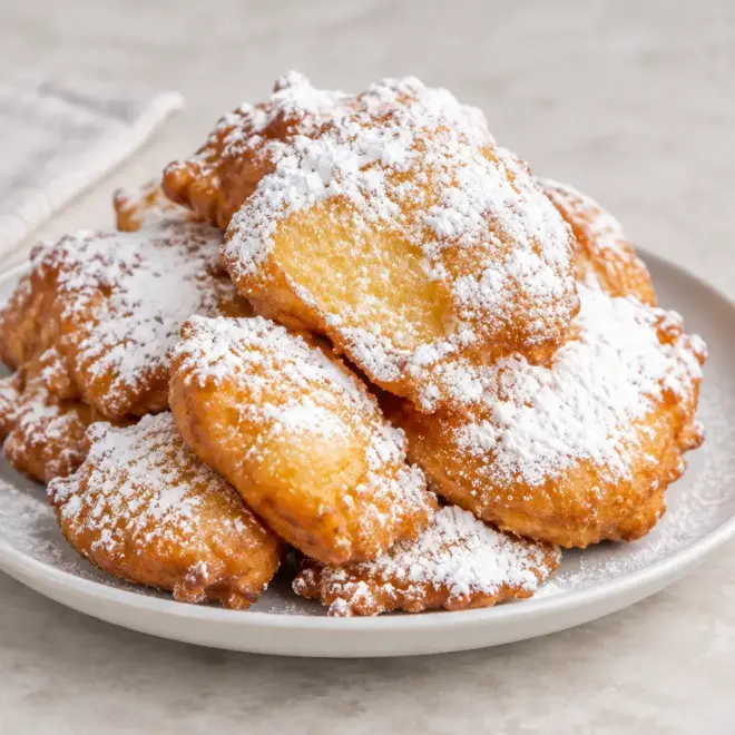 Beignets au sucre glace faciles et dorés