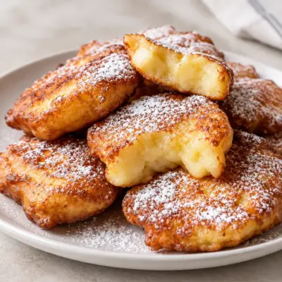 Beignets aux pommes faciles et croustillants
