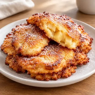 Beignets aux pommes recette facile et dorée