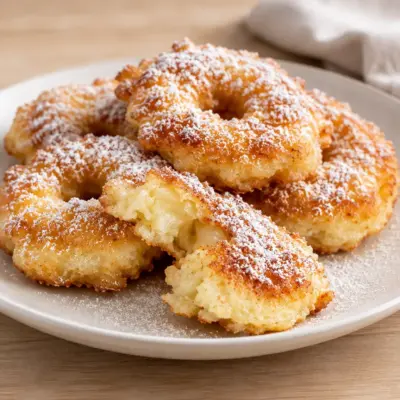 Beignets de pomme faciles et croustillants