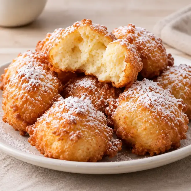 Beignets de ricotta faciles et croustillants