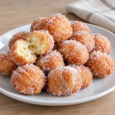 Beignets sucrés à pâte levée faciles
