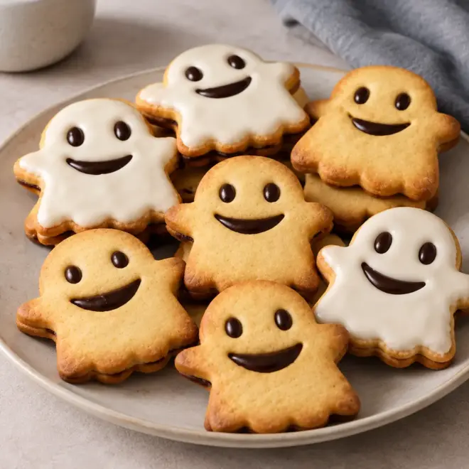 Biscuits fantômes recette facile et décorée