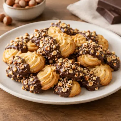 Biscuits spritz au chocolat faciles et croustillants