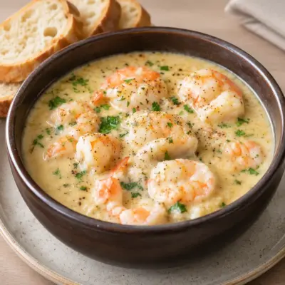 Bisque de fruits de mer crémeuse au crabe