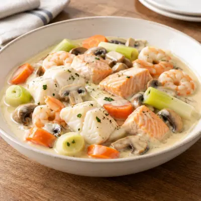 Blanquette de poisson : recette crémeuse facile
