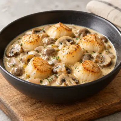 Blanquette de Saint-Jacques crémeuse et facile