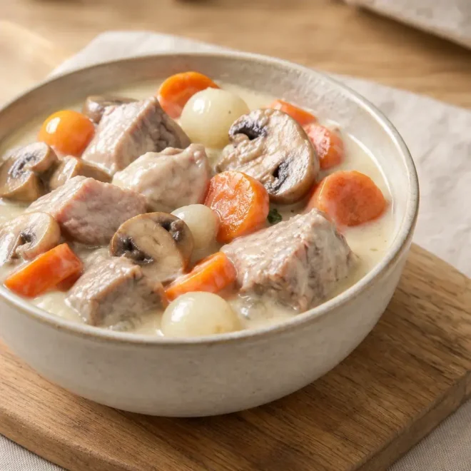 Blanquette de veau traditionnelle facile