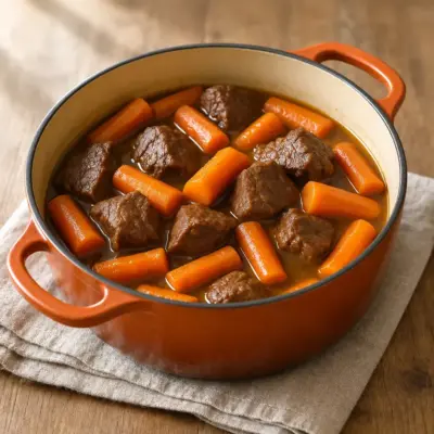 Bœuf aux carottes recette à l’ancienne