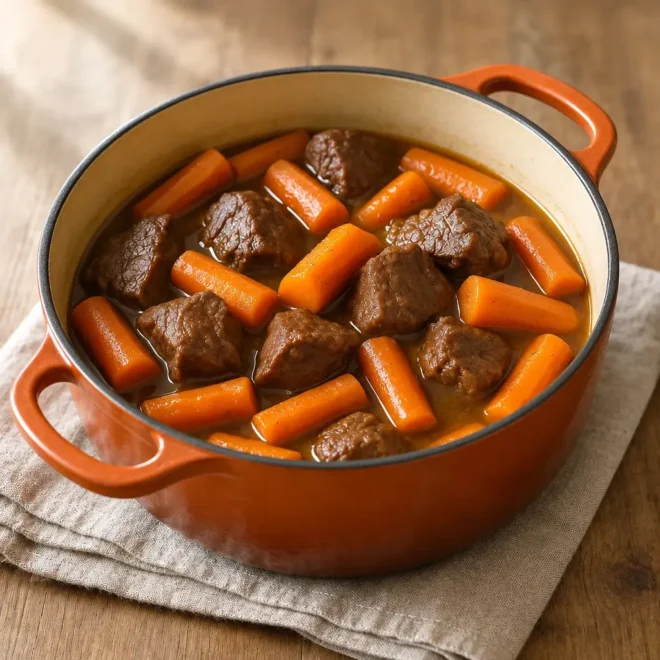 Bœuf aux carottes recette à l’ancienne