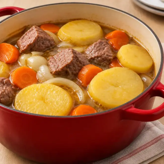 Bœuf mijoté recette facile en cocotte