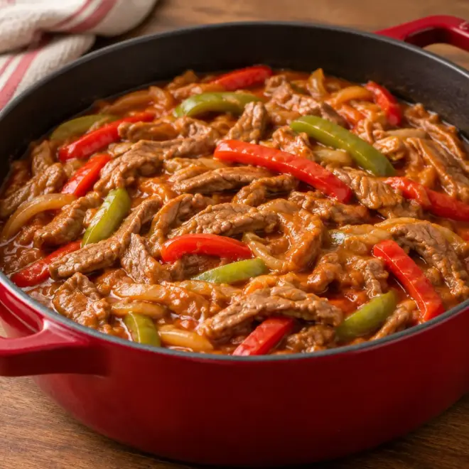 Bœuf sauté aux poivrons : recette facile