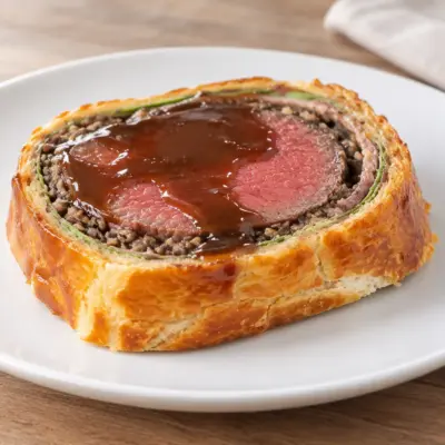 Bœuf Wellington recette au cœur rosé