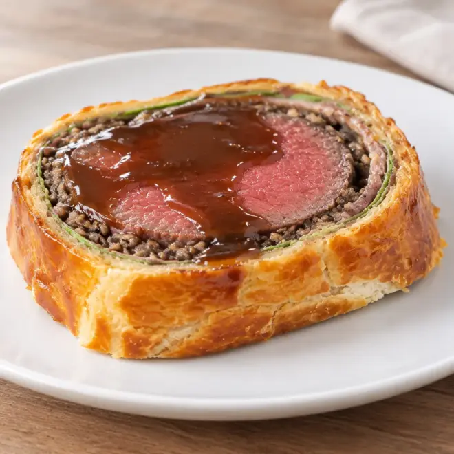 Bœuf Wellington recette au cœur rosé
